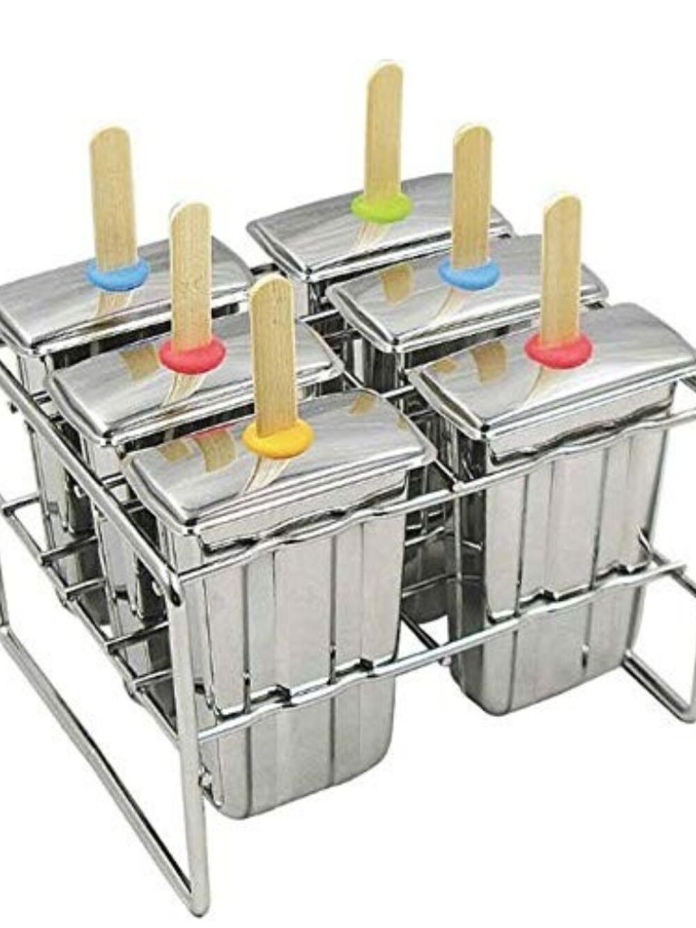 Onyx Stainless Steel Popsicle Molds